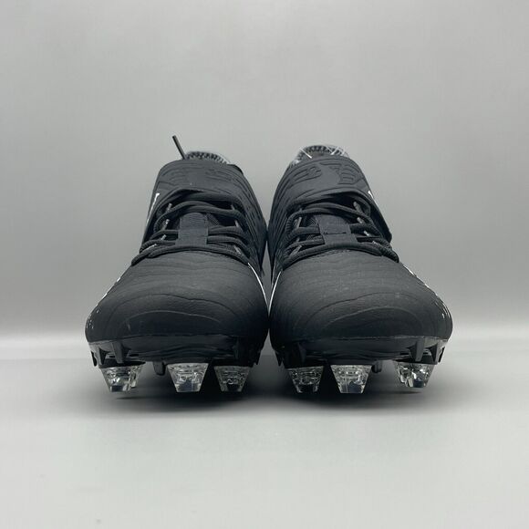 Nike Alpha Menace Pro 2 Football Cleats Black White Men's Size 11 CK4277-001 NEW - Picture 2 of 9
